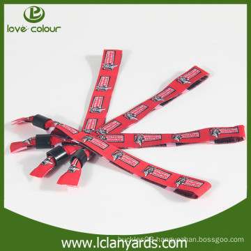 Factory direct custom adjustable woven wristband for festival event